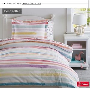NWT Pottery Barn Kids Twin duvet and sham